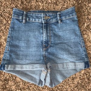 High-Waisted Jean Shorts